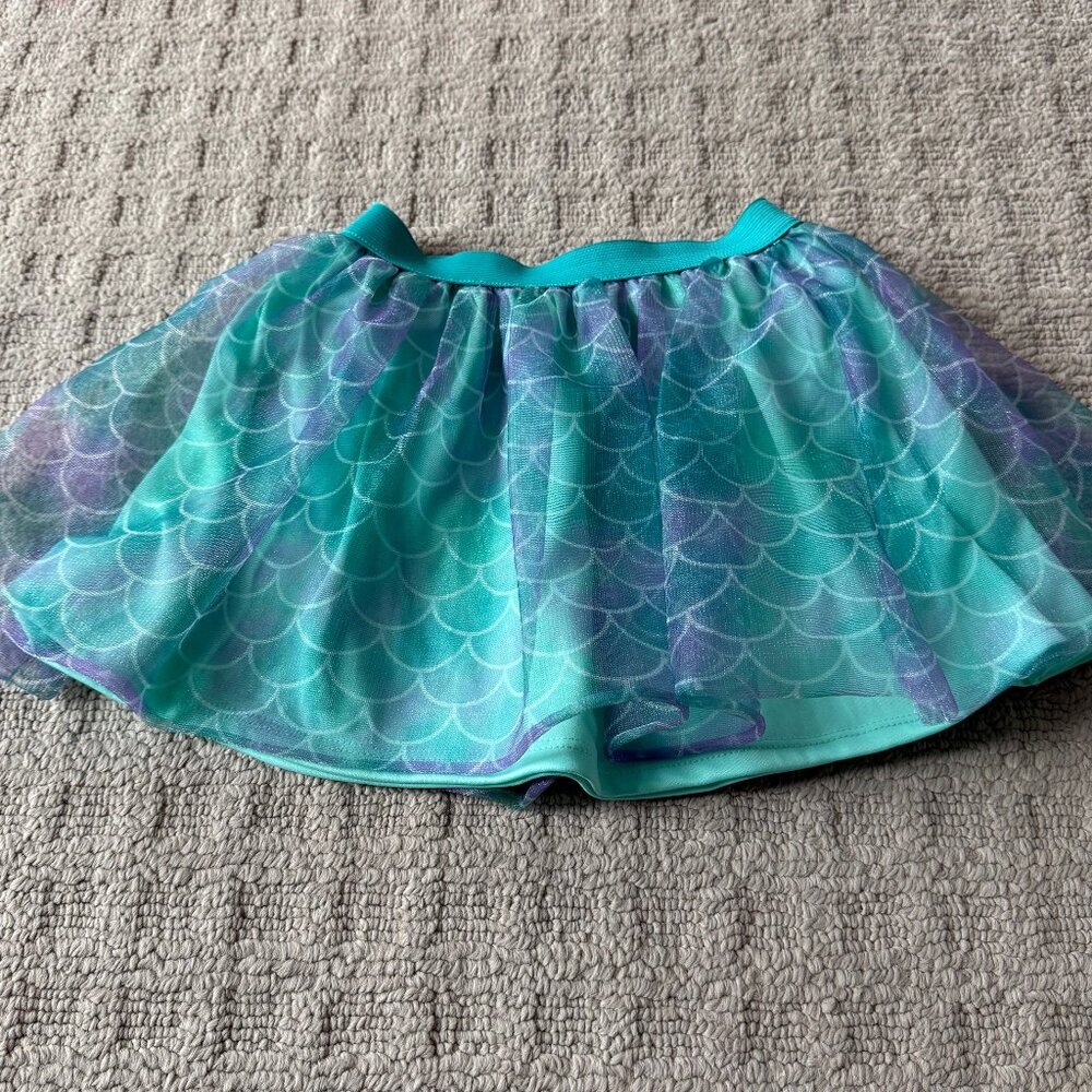 Disney - Little Mermaid Ariel Girls Sleeveless Shirt & Skirt Set - Size 3T - Picture 5 of 7
